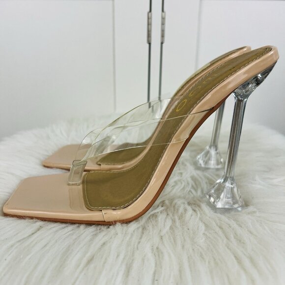 Gorgeous Fun EGO Champagne Pink Cake Stand Heels Party Prom Wedding - Picture 2 of 6